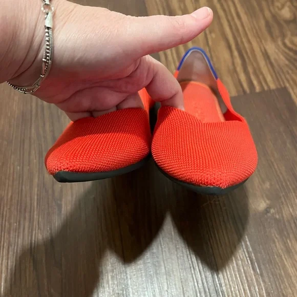 Rothy’s Flame Point Shoes Size 9W - Picture 2 of 7